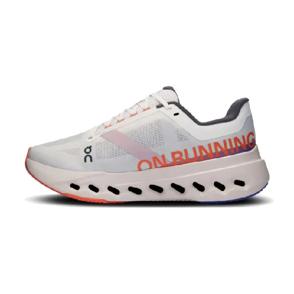 On Cloudsurfer White / Flame Women