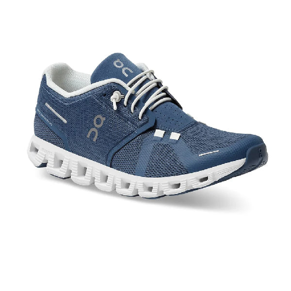 On Cloud 5 Denim | White