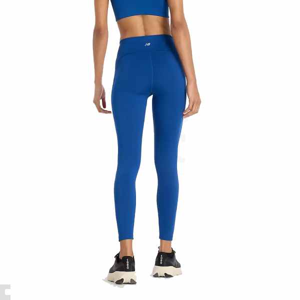 New Balance Sleek Pocket High Rise Legging 25" Galaxy Blue