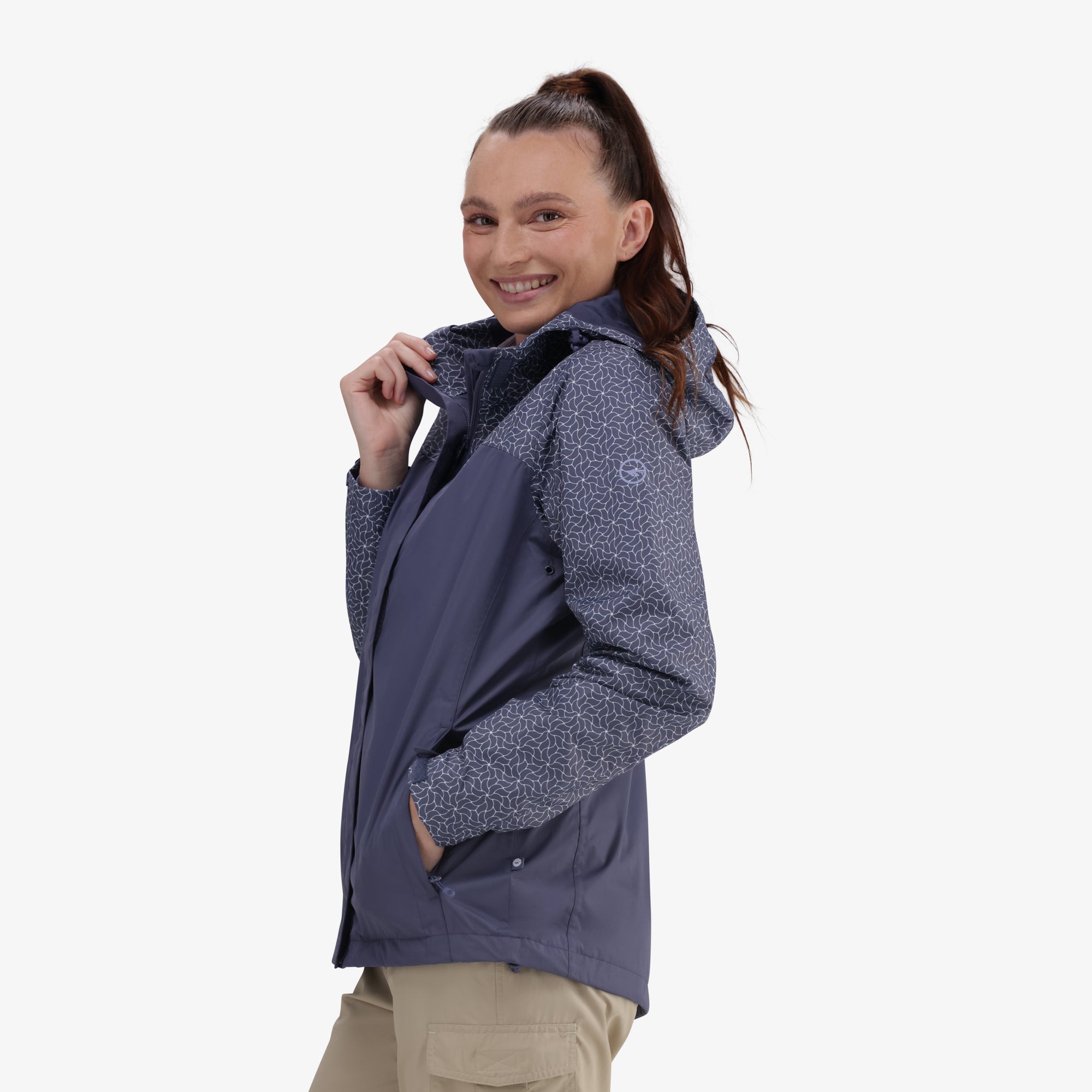 Hi-Tec Women's Lightweight Vapour Hooded Jacket - Casual Outdoor Comfort