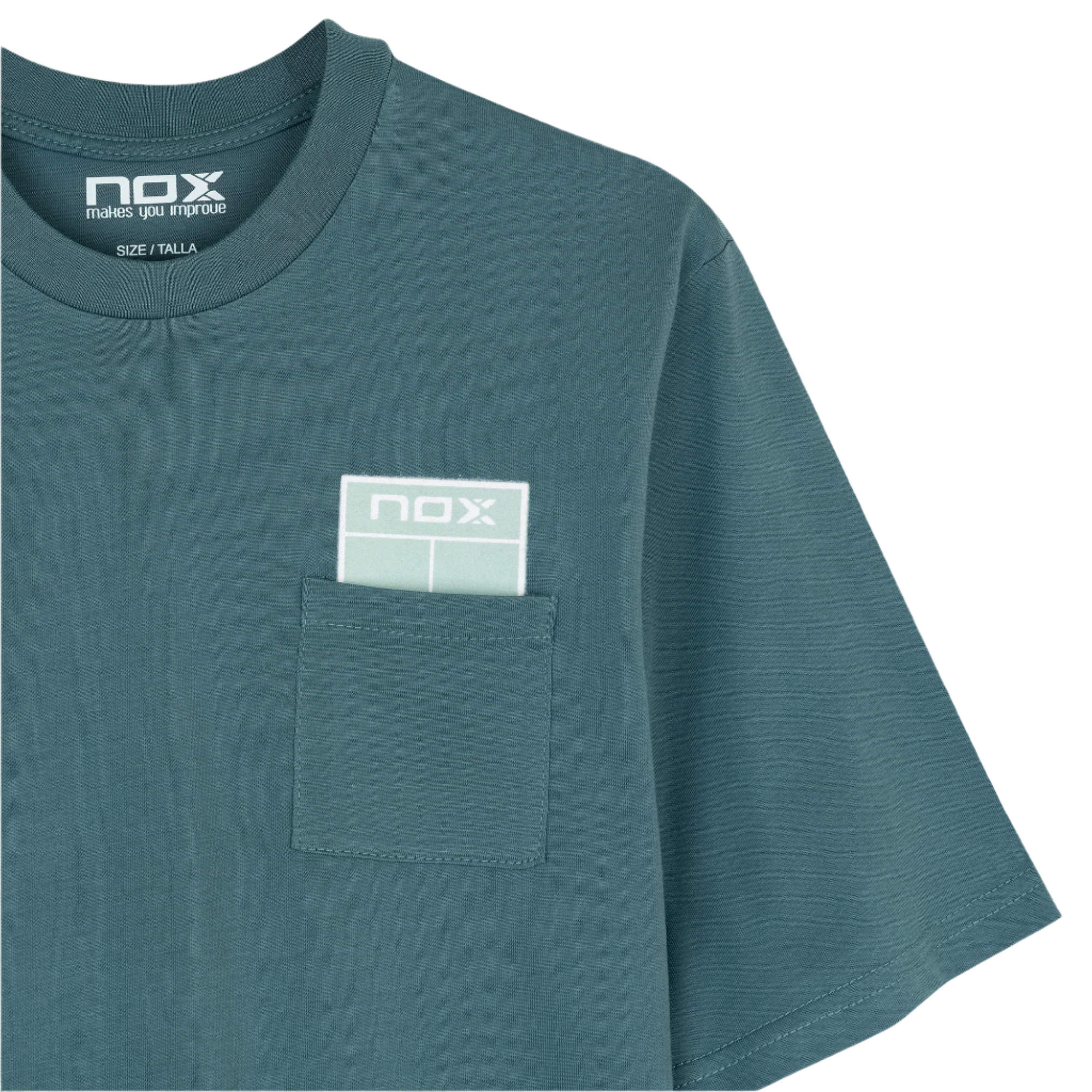 NOX Men's Casual Series T-Shirt - Dark Green - Zoom