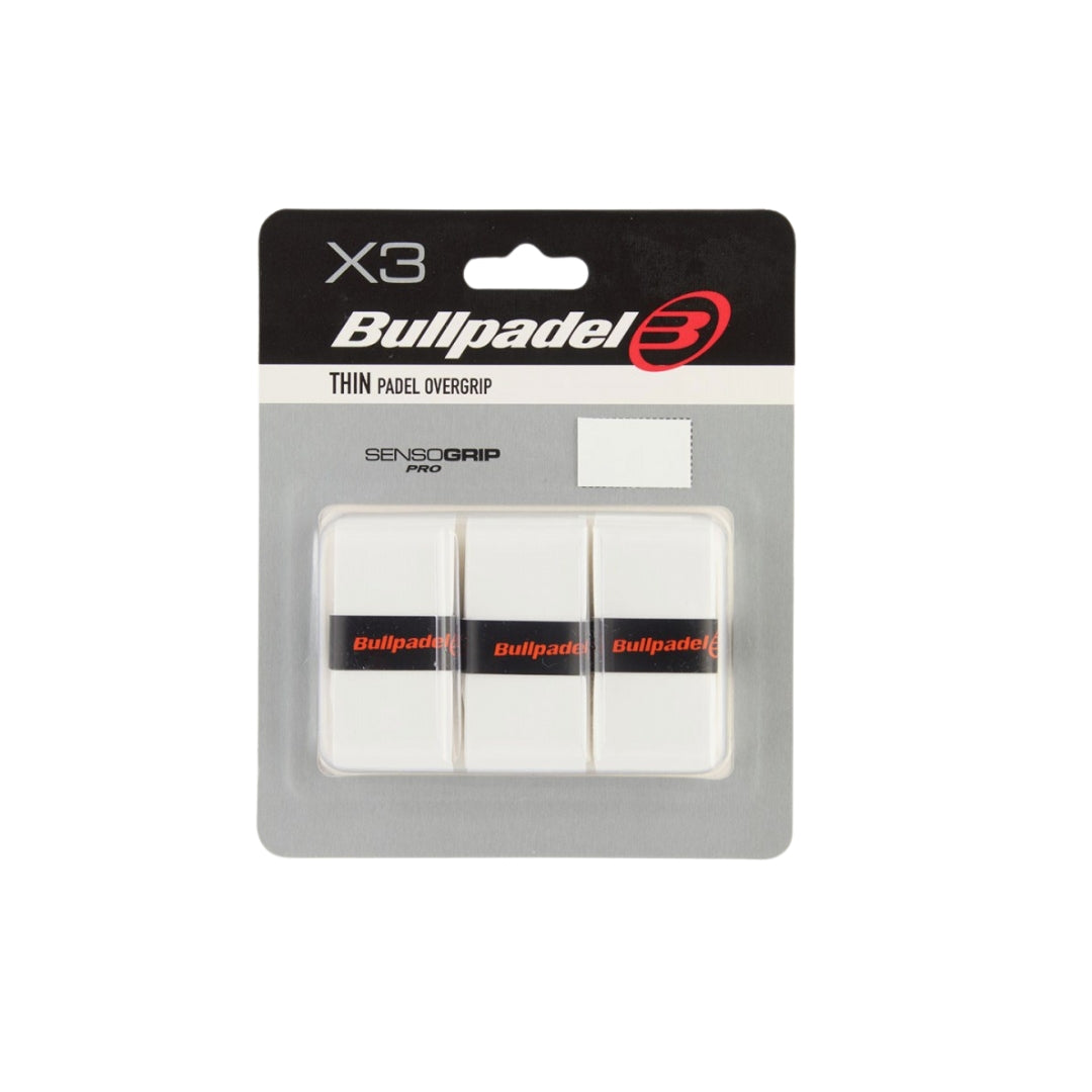 Bullpadel Overgrip 3 Pack - White