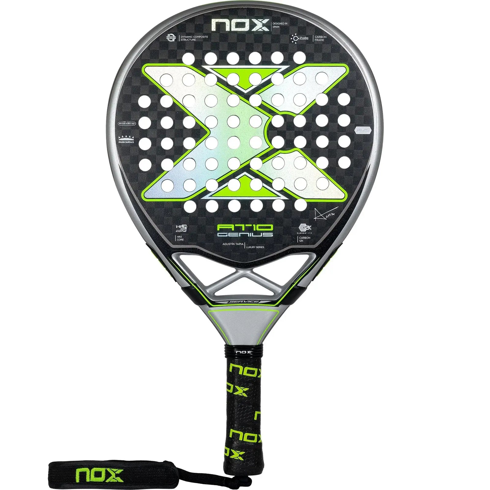 Nox AT10 Luxury Genius Arena 2023 Padel Racket by Agustín Tapia-Cover