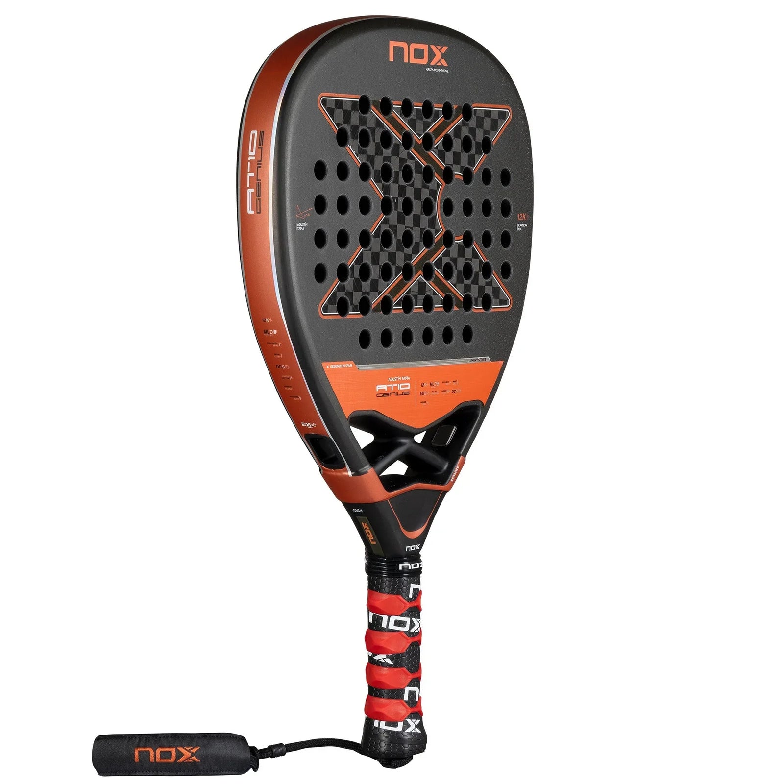 NOX AT10 Genius Attack 12K Padel Racket - Cover