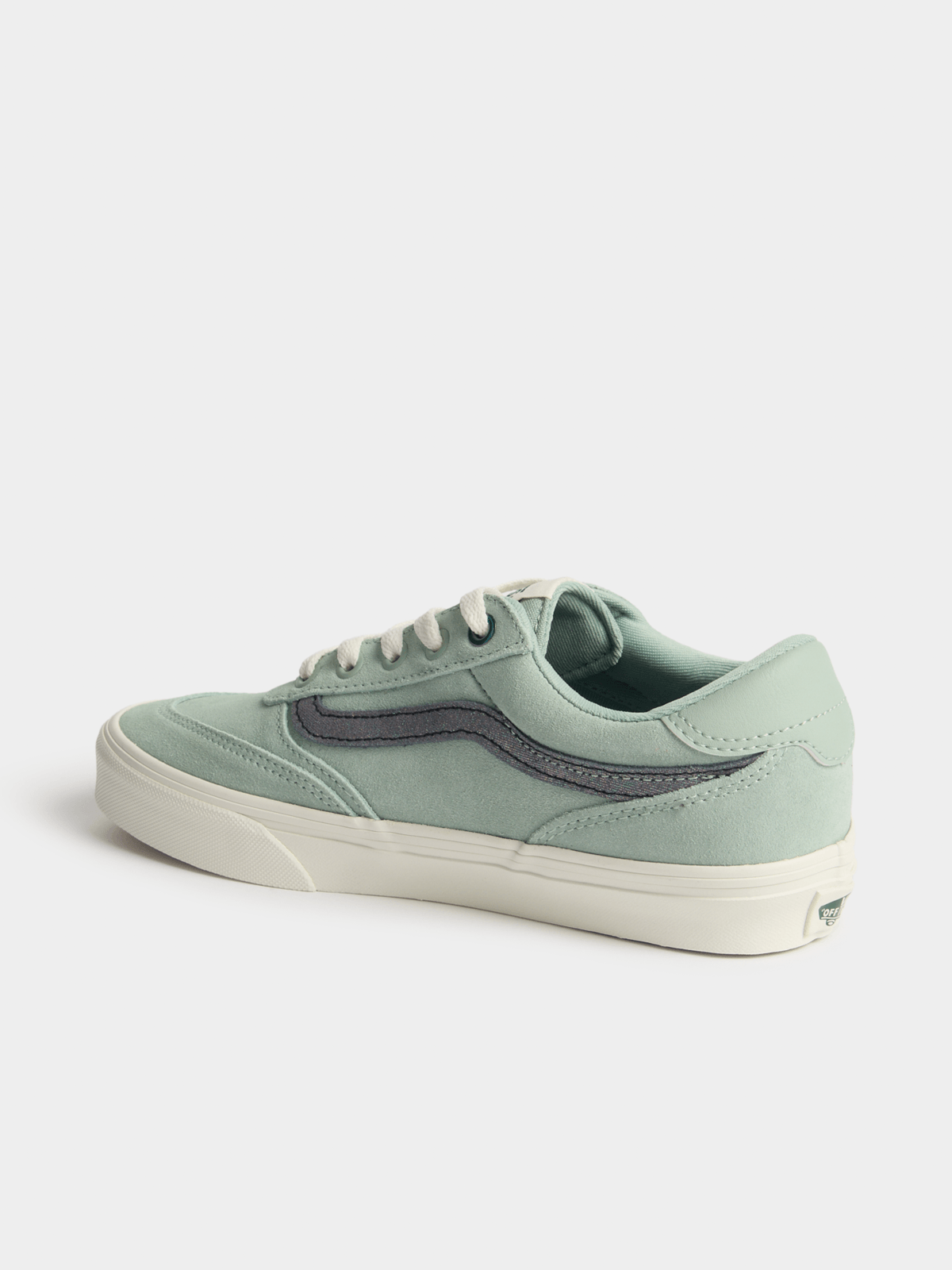 Vans Women's Brooklyn Olive Green/Grey Canvas Sneakers - Comfortable Skate Style