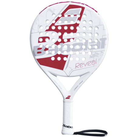 Babolat Reveal Padel Racket - White-Cover