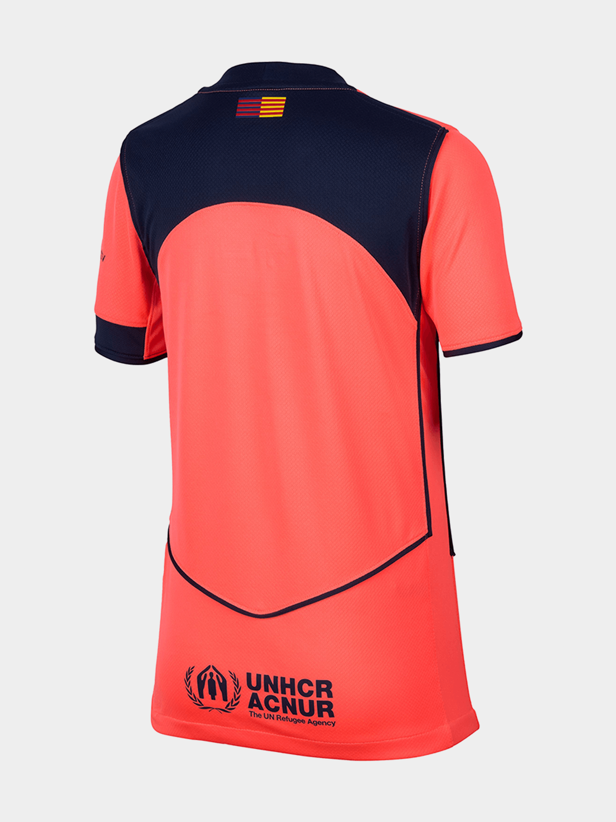 Nike Youth Barcelona 3rd 25/26 Mango/Navy Stadium Jersey