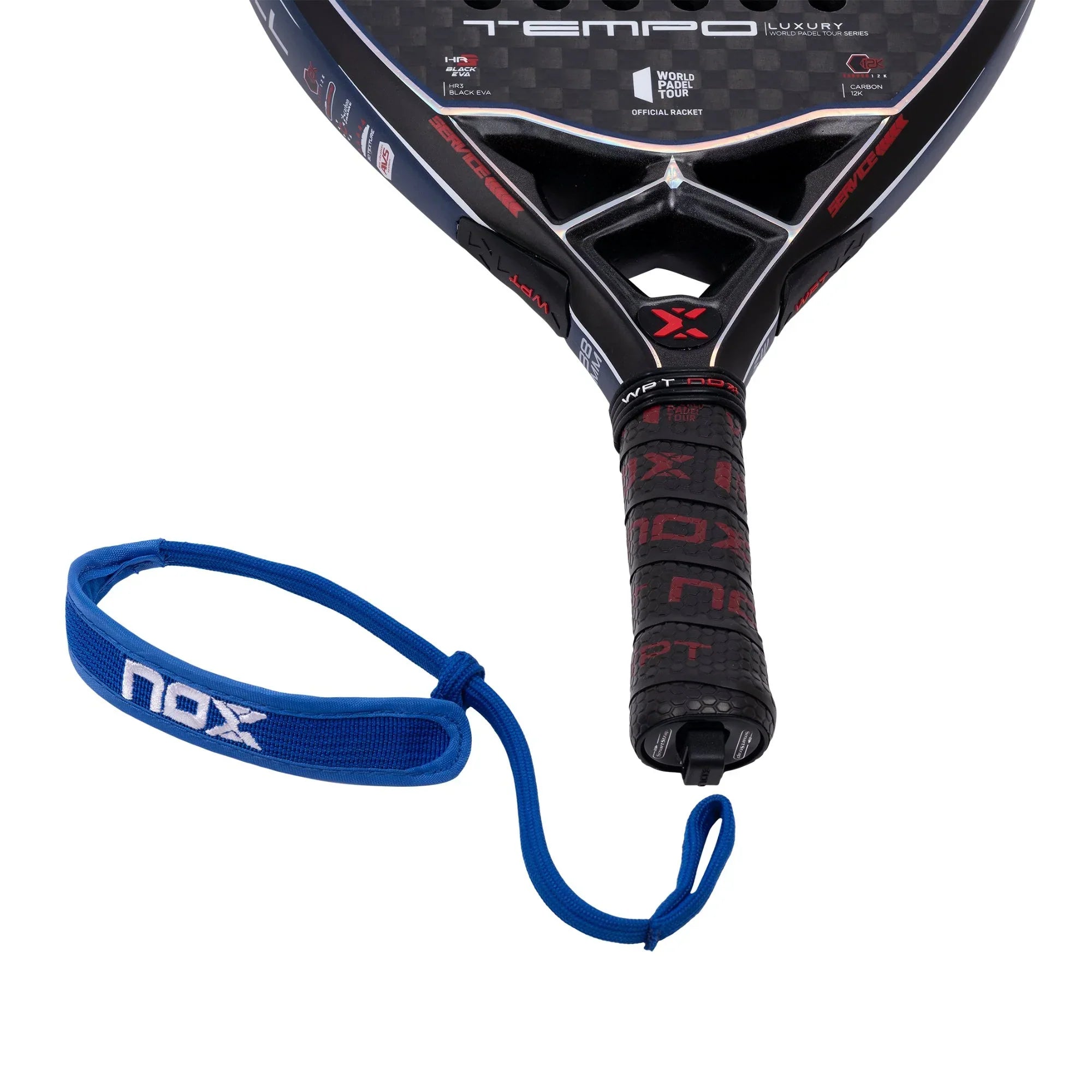 NOX SmartStrap Luxury - Blue Racket