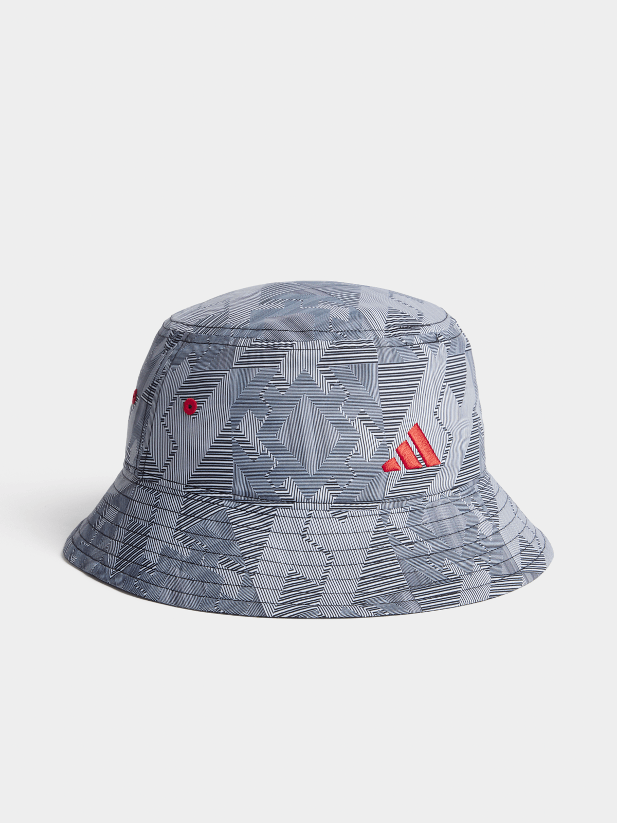 adidas Orlando Pirates Grey & White Stylish Fan Bucket Hat - Comfortable Sun Protection