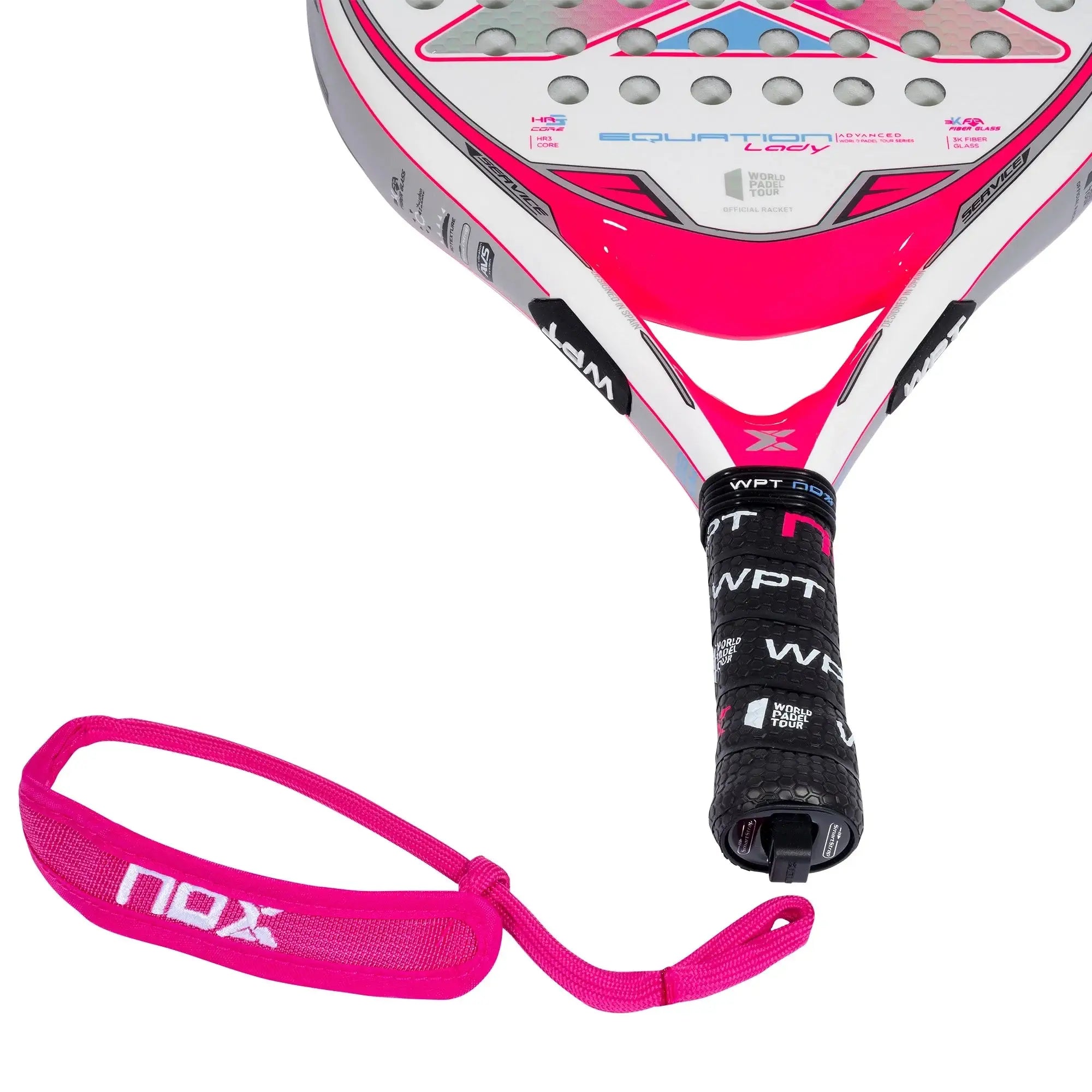 Nox Equation Lady Padel Racket 2023 - World Padel Tour Series-Handle