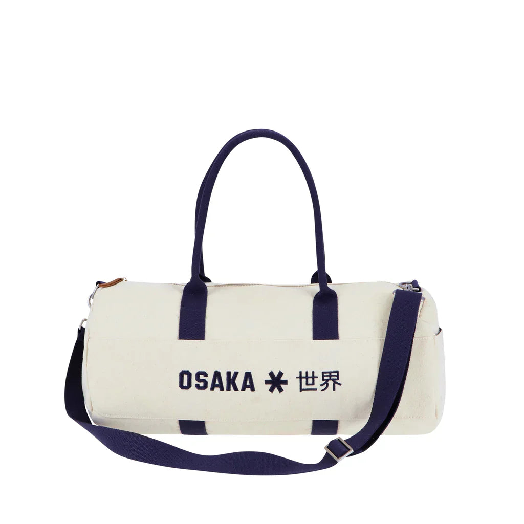 Osaka Padel Cotton Duffle Bag -Natural Raw Strapo