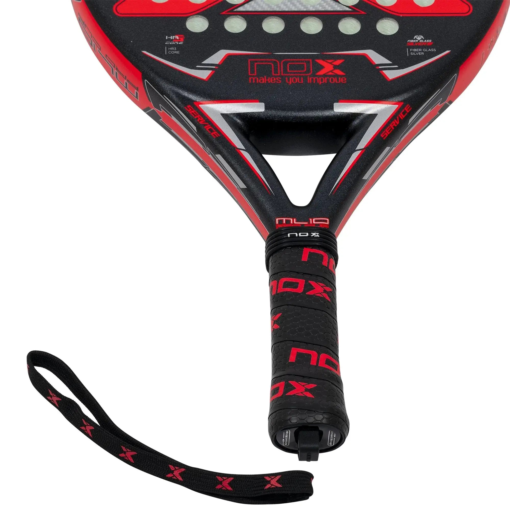 Nox ML10 Pro Cup Rough Surface 2023 Padel Racket-Strap