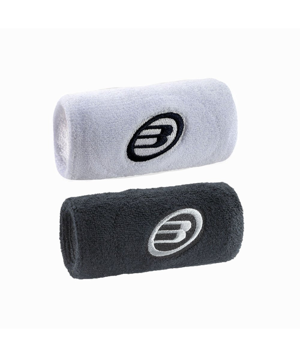 Bullpadel Wristband Black & White - 2 Pack