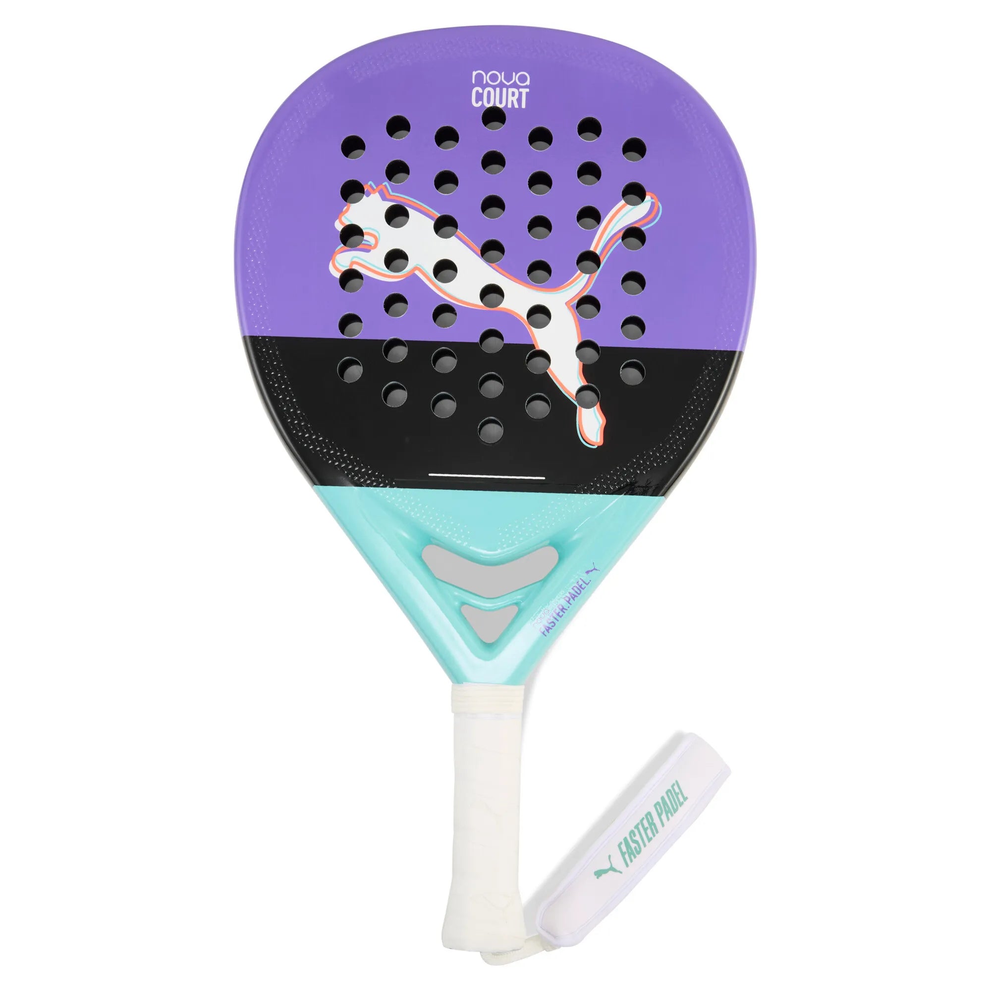 Puma Nova Padel Court Racket Purple Glimmer