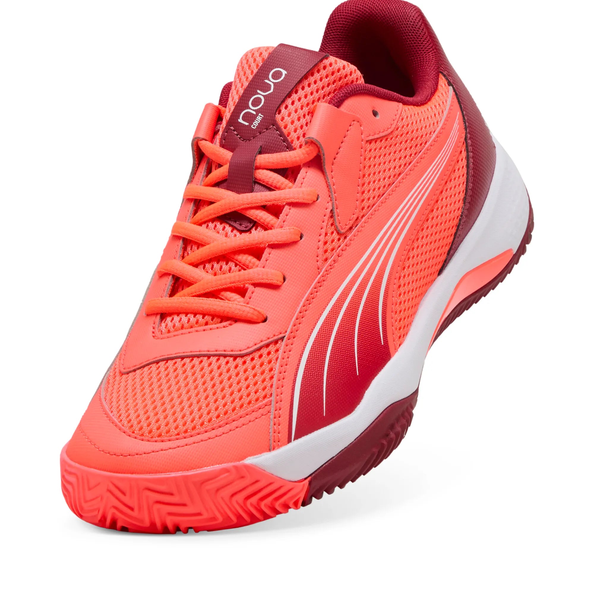 Puma Nova Court Glowing Red