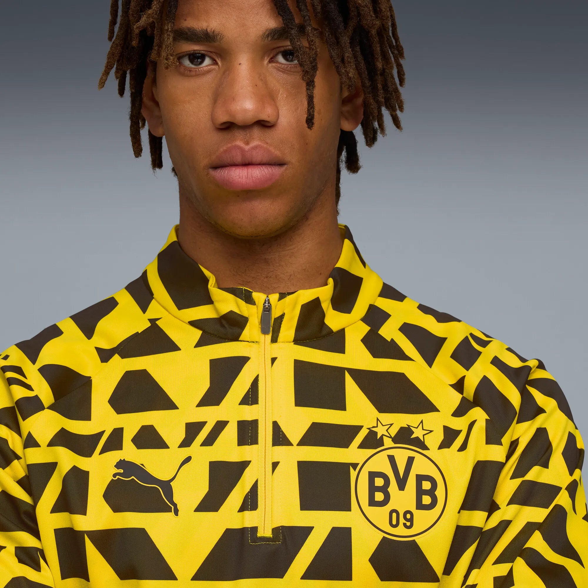 Puma BVB Warm Up 1/4 Zip Top