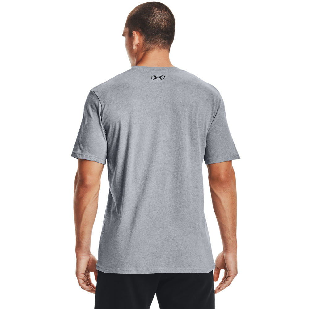 Under Armour Sportstyle Left Chest Short Sleeve Grey
