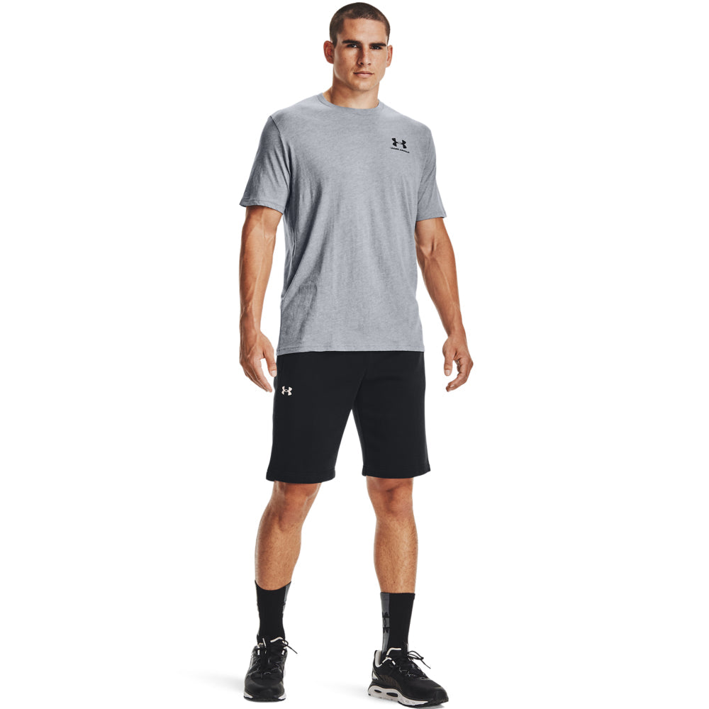 Under Armour Sportstyle Left Chest Short Sleeve Grey