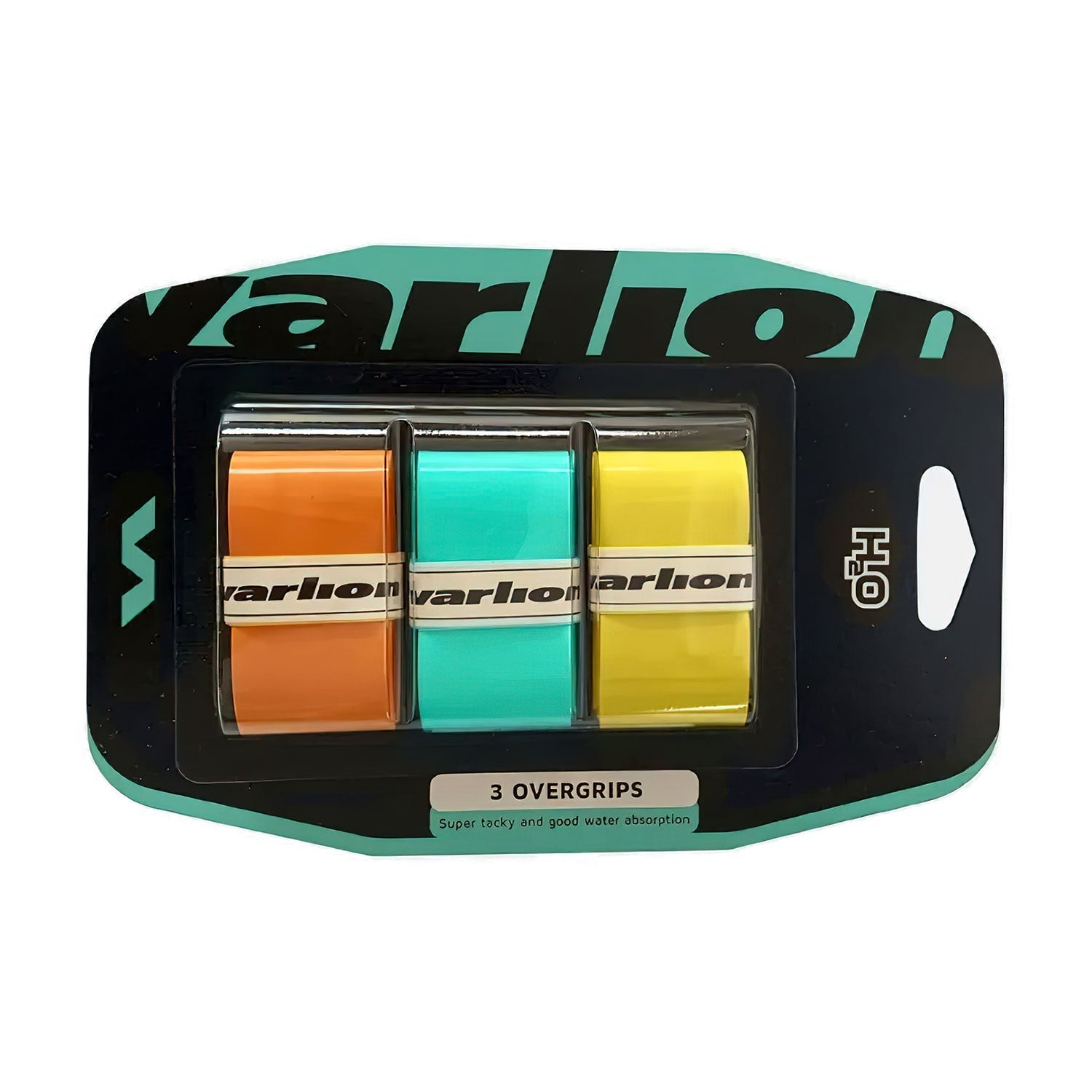Varlion H2O Overgrip Pack - Yellow/Green/Orange- Horizontal