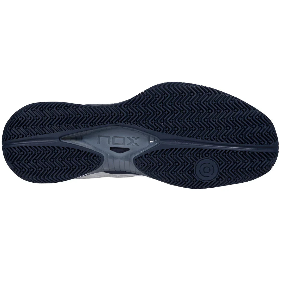 Nox NERBO Padel Shoe - White/Blue-Sole